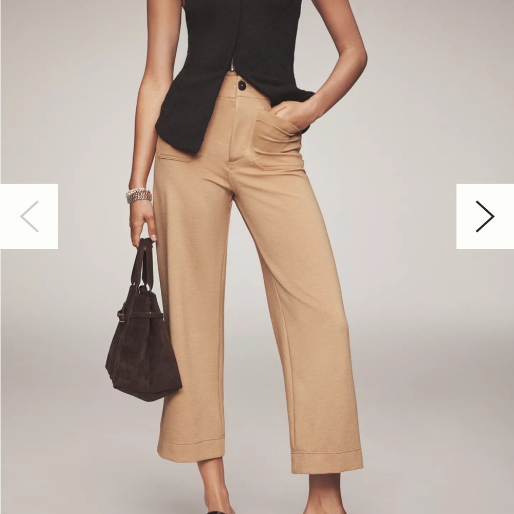 Maeve Tan Wide Leg Women's Pants